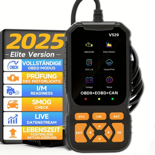 Obd2 Scanner Diagnostic Tool, Auto Check Engine Code Reader with Reset Function, Enhanced Obdii/Eobd Car Scan Tool